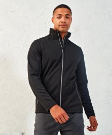 Men's spun dyed sustainable zip-through sweatshirt